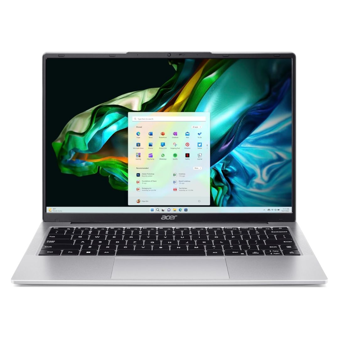 acer aspire lite 14 core i5 13th gen front view