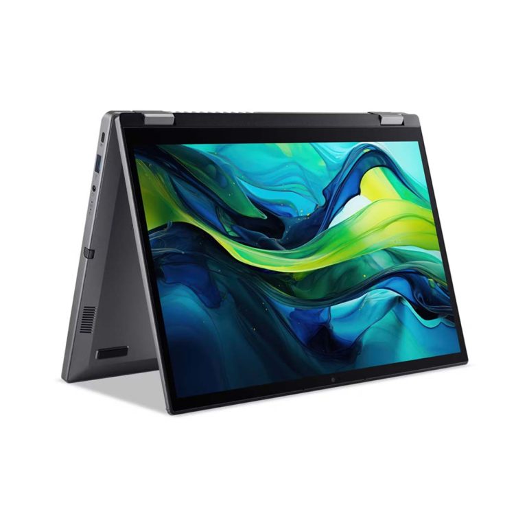 acer aspire spin 14 core 5 120u fold up view