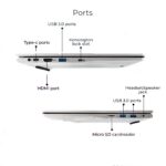 acer aspire 3 slimbook celeron processor both side ports
