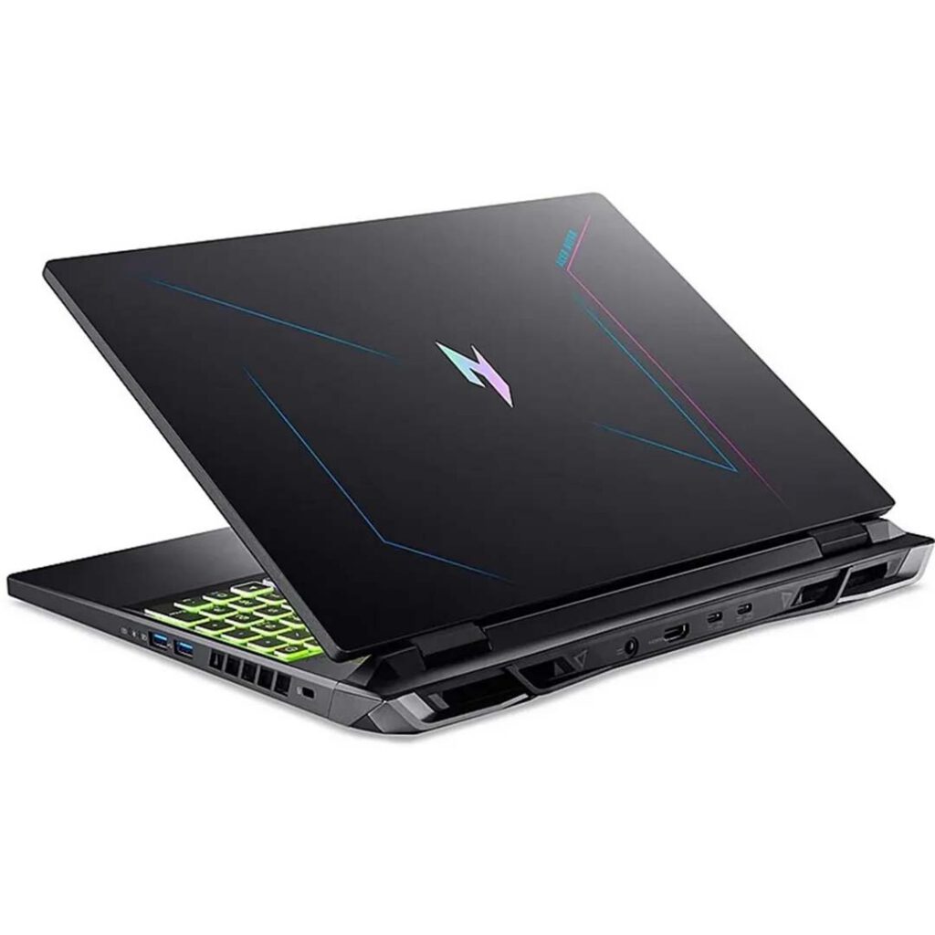 acer nitro 16 gaming 2025 ryzen 7 right back view