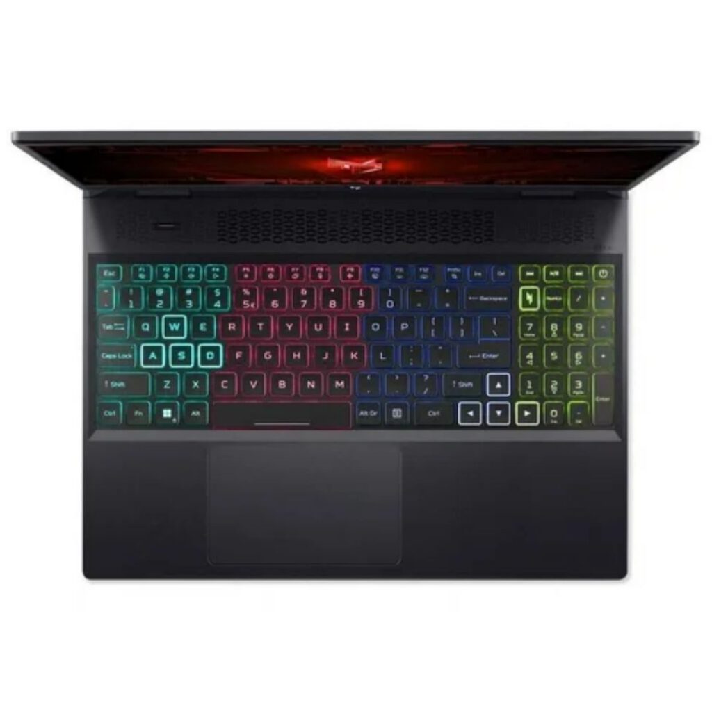 acer nitro 16 gaming 2025 ryzen 7 top view