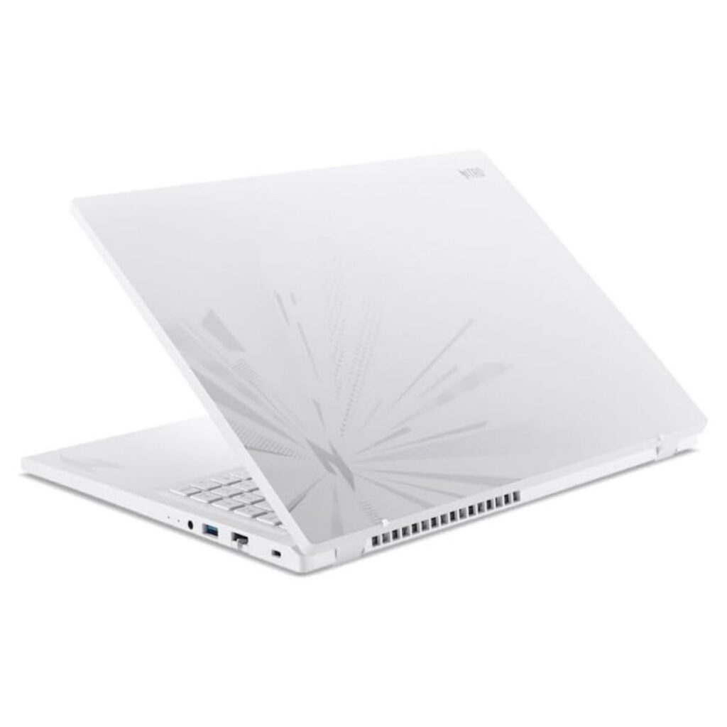 acer nitro lite 16 gaming core i7 right back view