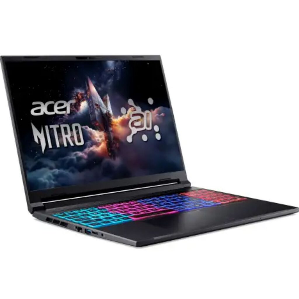 acer nitro v 16s ryzen 7 left view