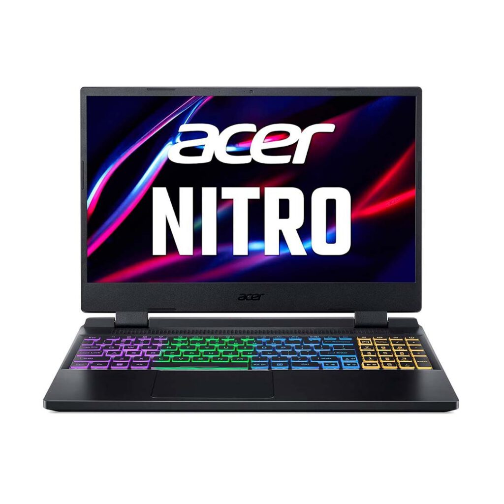 acer nitro 5 gaming 2024 i5 12th gen front view