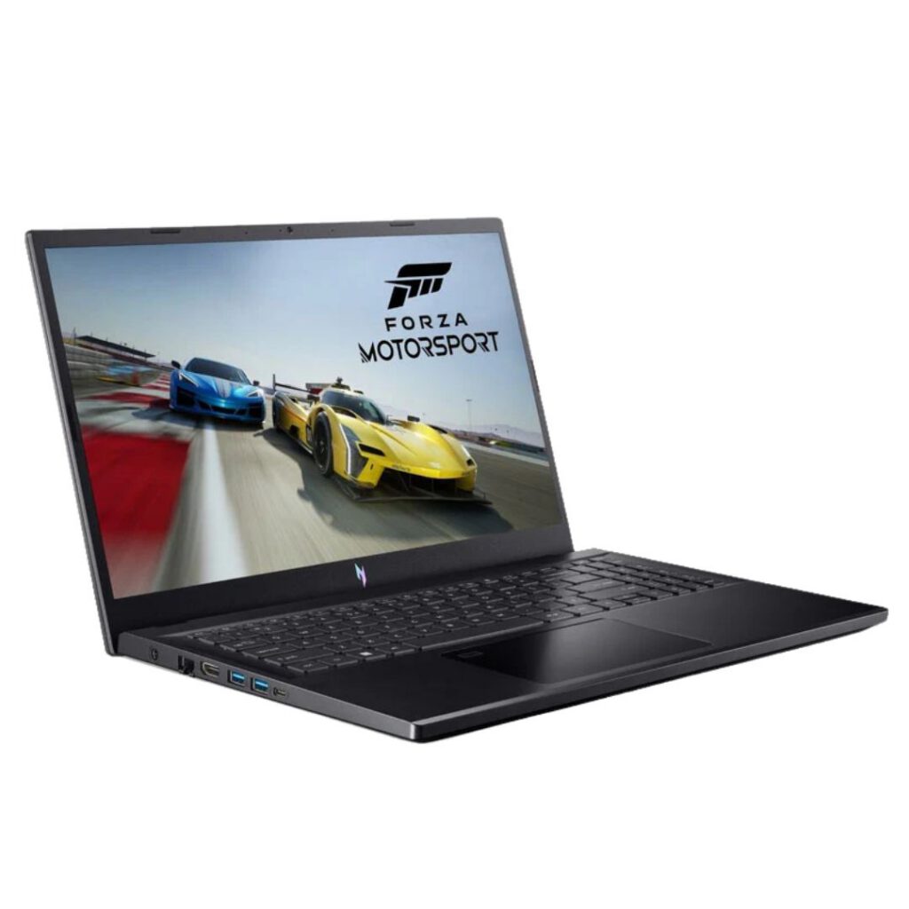 acer nitro v15 gaming 2025 core i5 left view