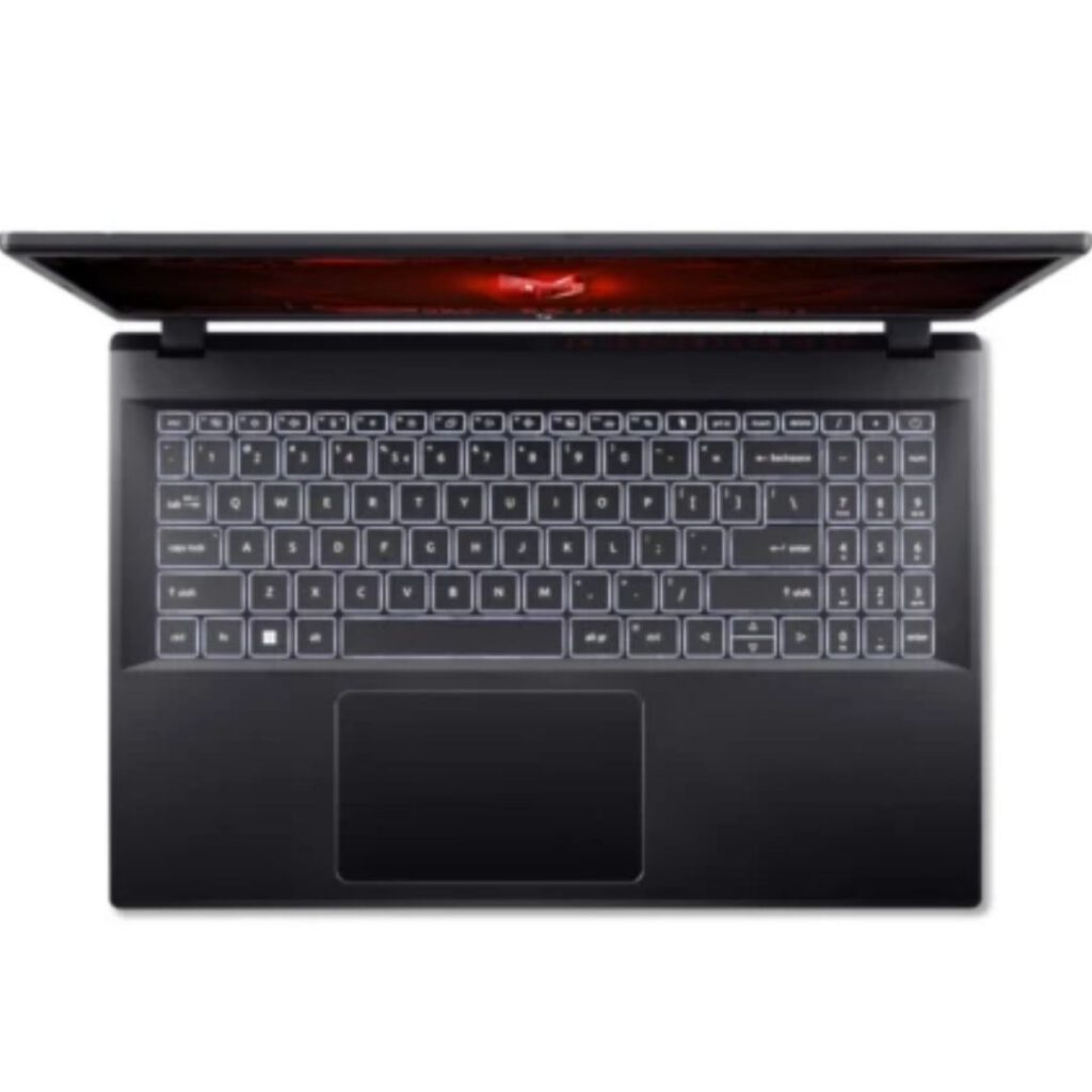 acer nitro v15 gaming i5 13th gen top view