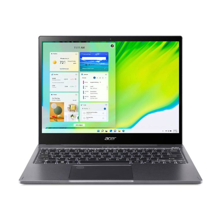 acer spin 5 core i5 13th gen front view