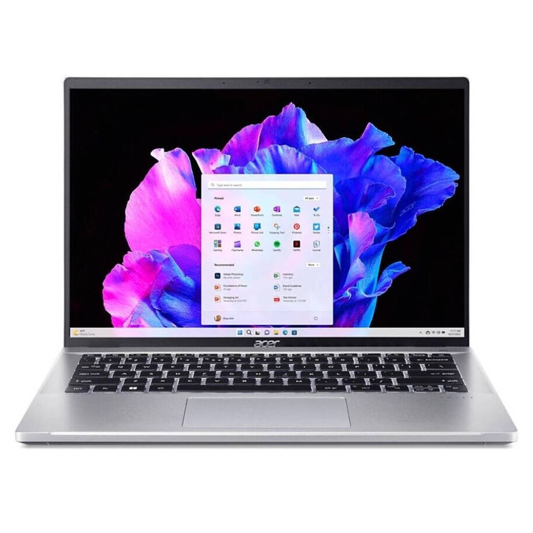 acer swift go 14 core ultra 5 front view