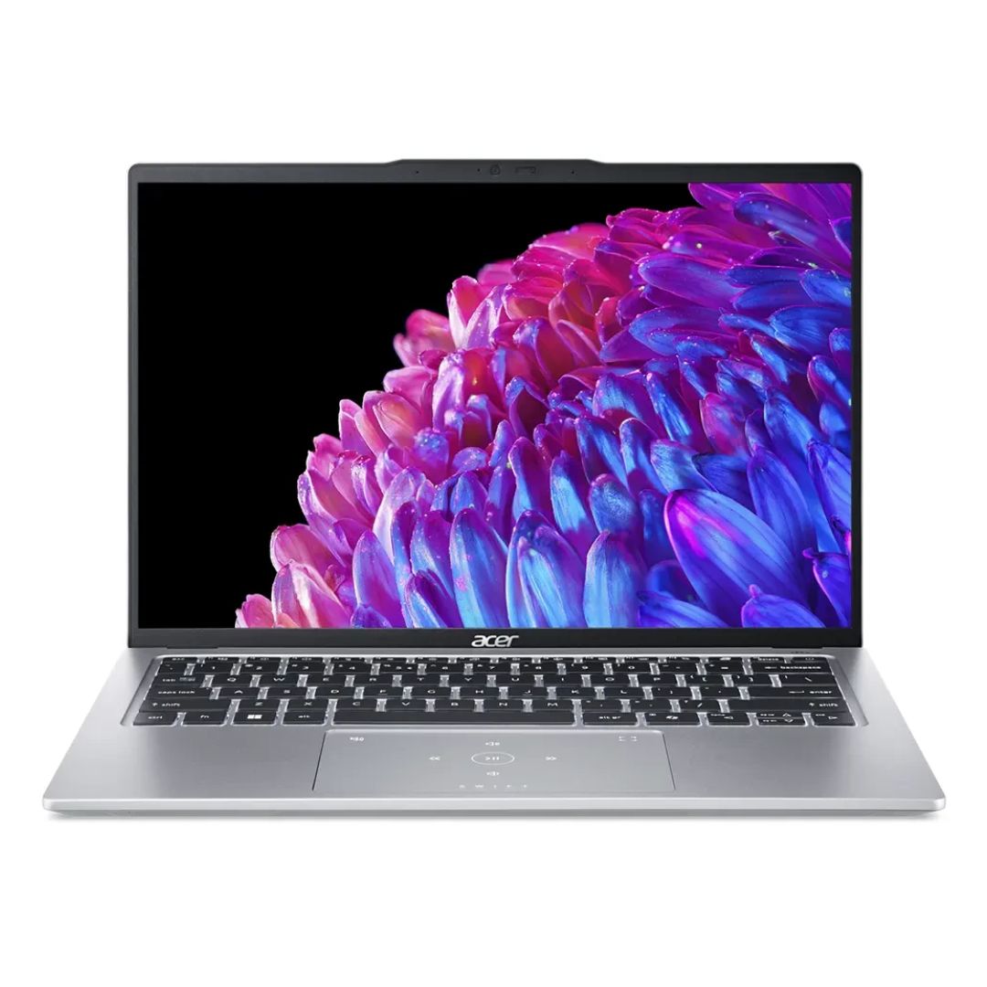 acer swift go ultra 7 front view
