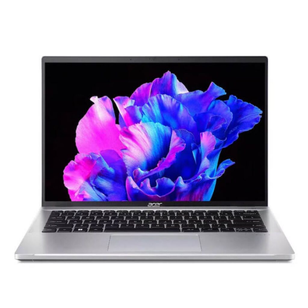 acer swift go 14 ryzen 7 front view