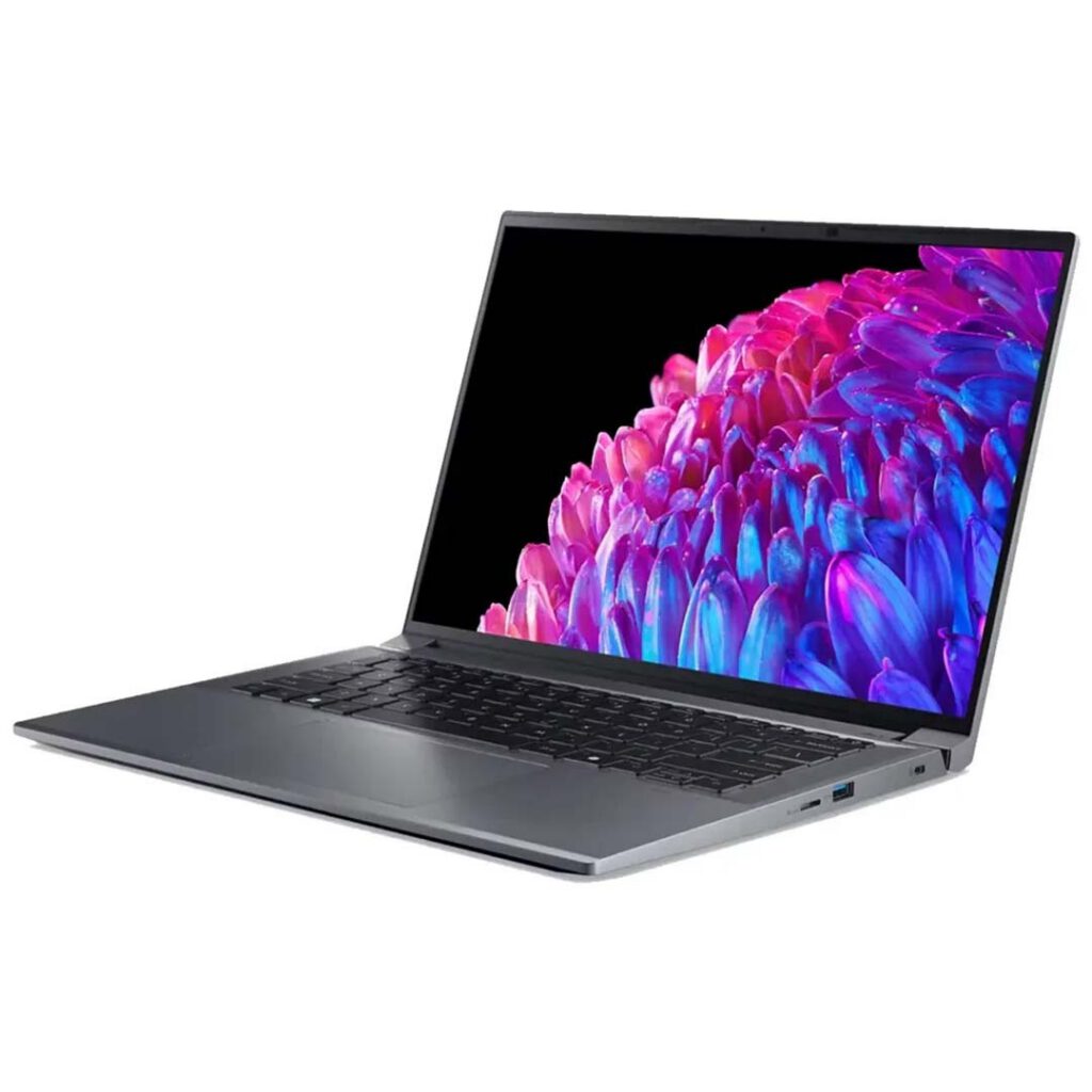 acer swift x ultra 7 right view