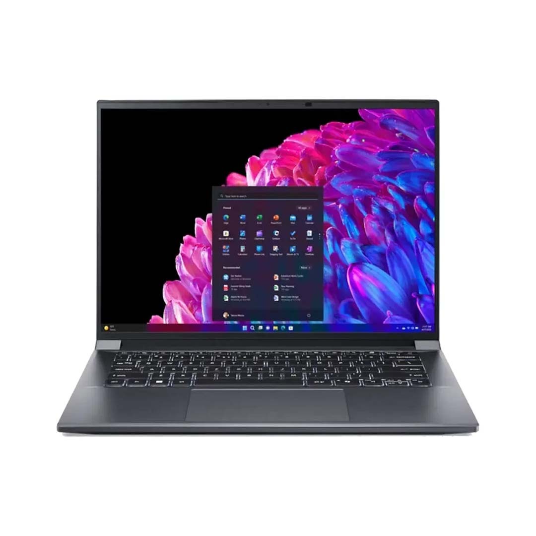 acer swift x ultra 7 front view