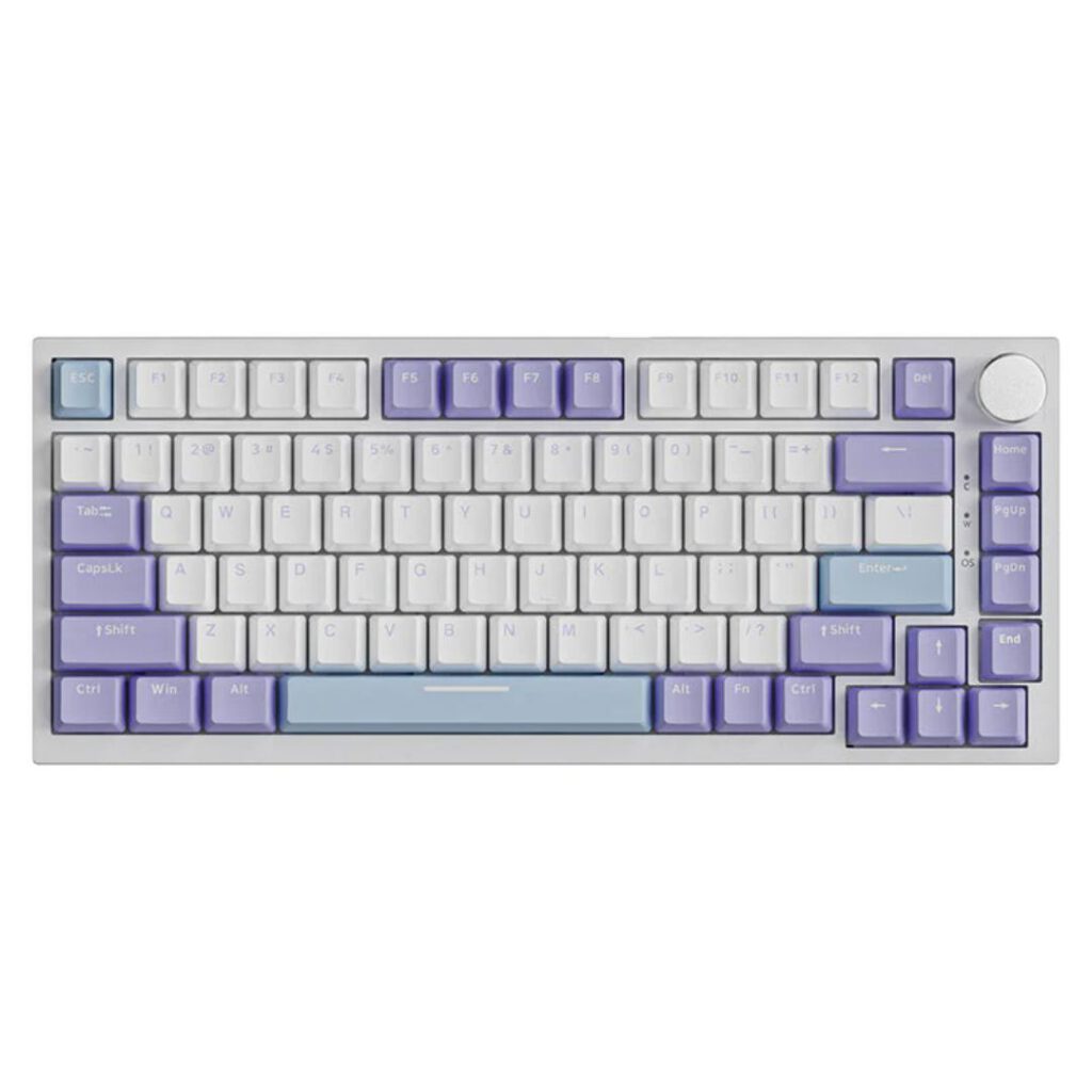 ak820 wired mechanical keyboard front view