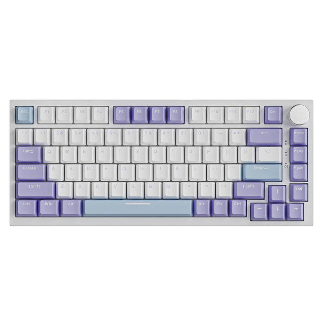 ak820 wired mechanical keyboard front view