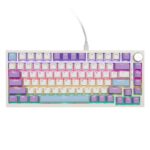 ak820 wired mechanical keyboard top view