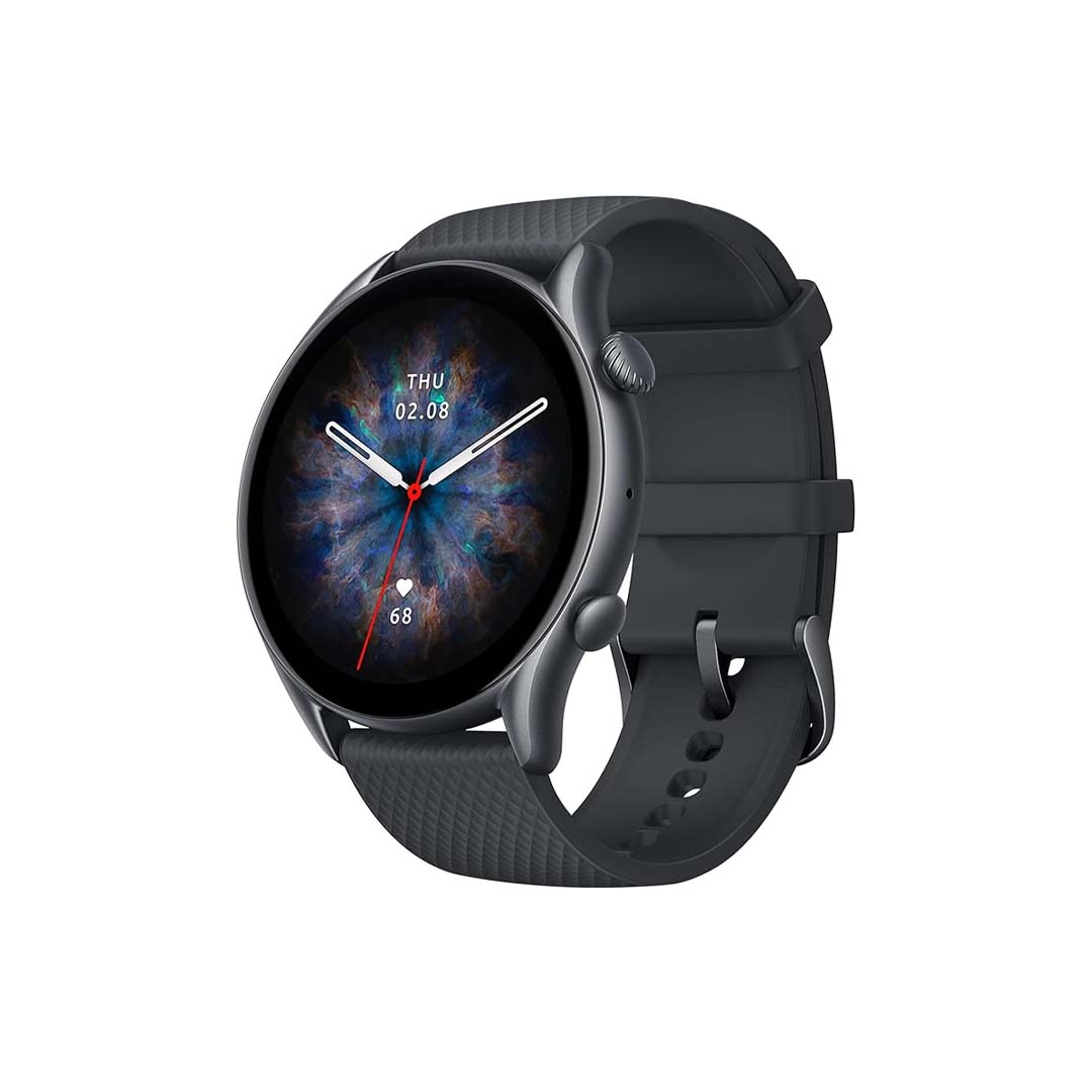 amazfit gtr 3 pro smart watch side view