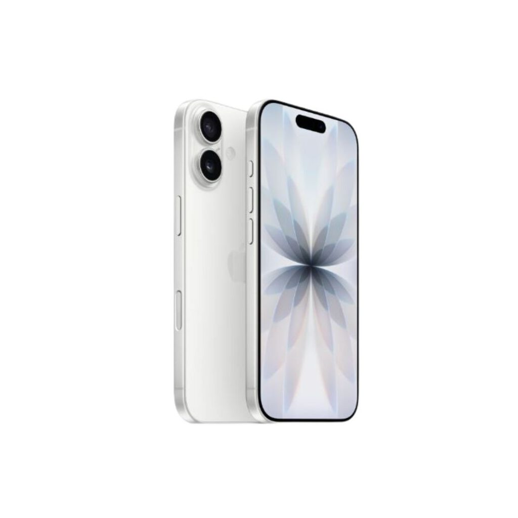 iphone 17 white front and back side view