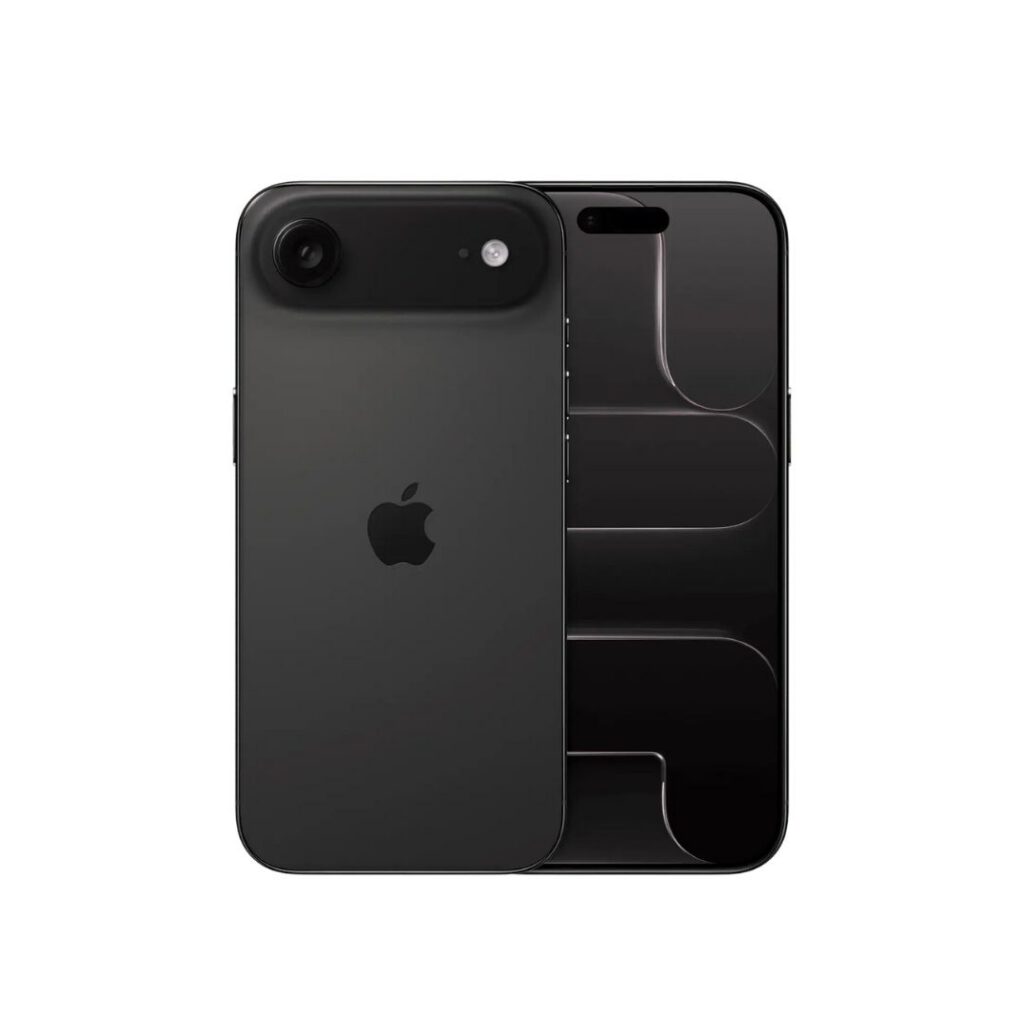 apple iphone air black front and back view
