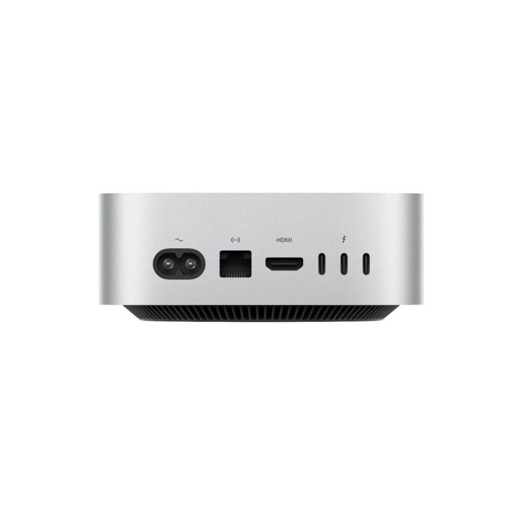 apple mac mini m4 ports view