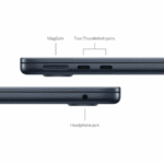 macbook air m3 chipset both side ports view