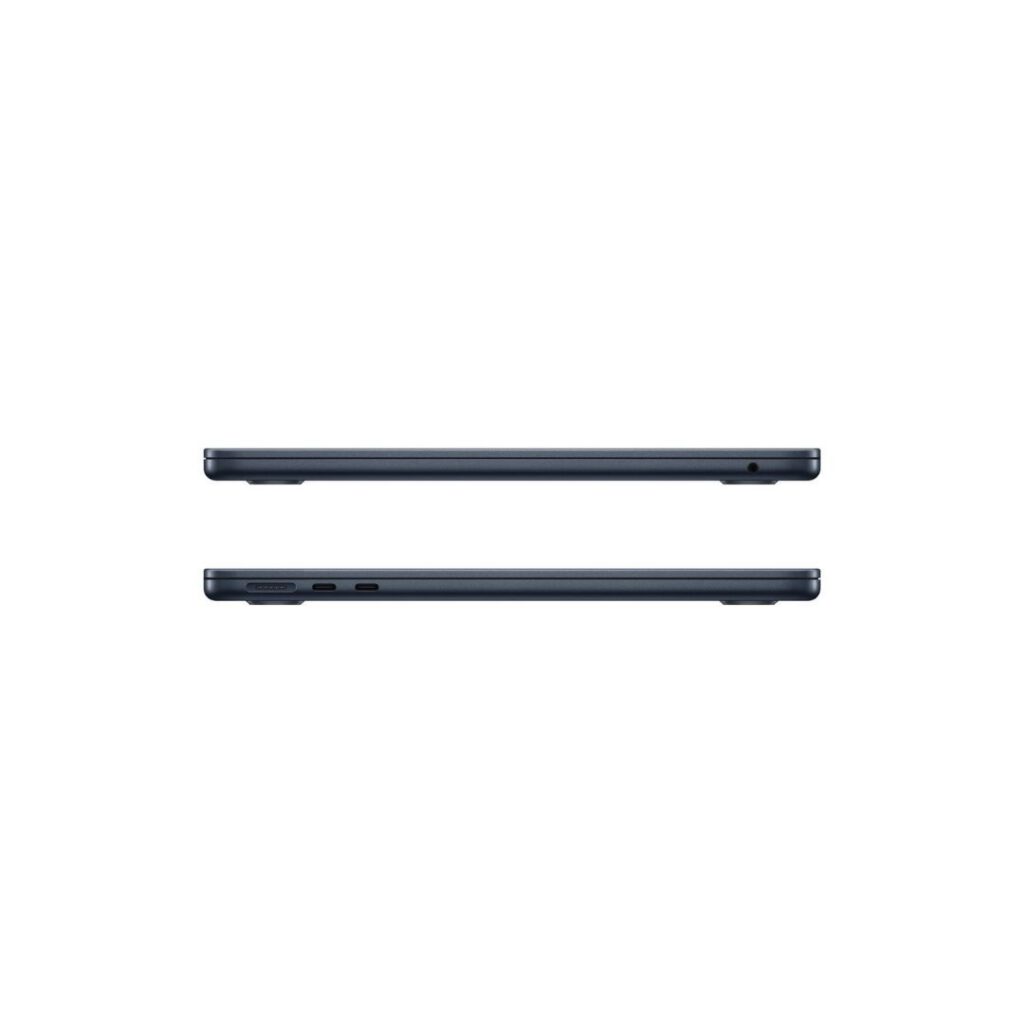 apple macbook air m2 2024 both side ports view