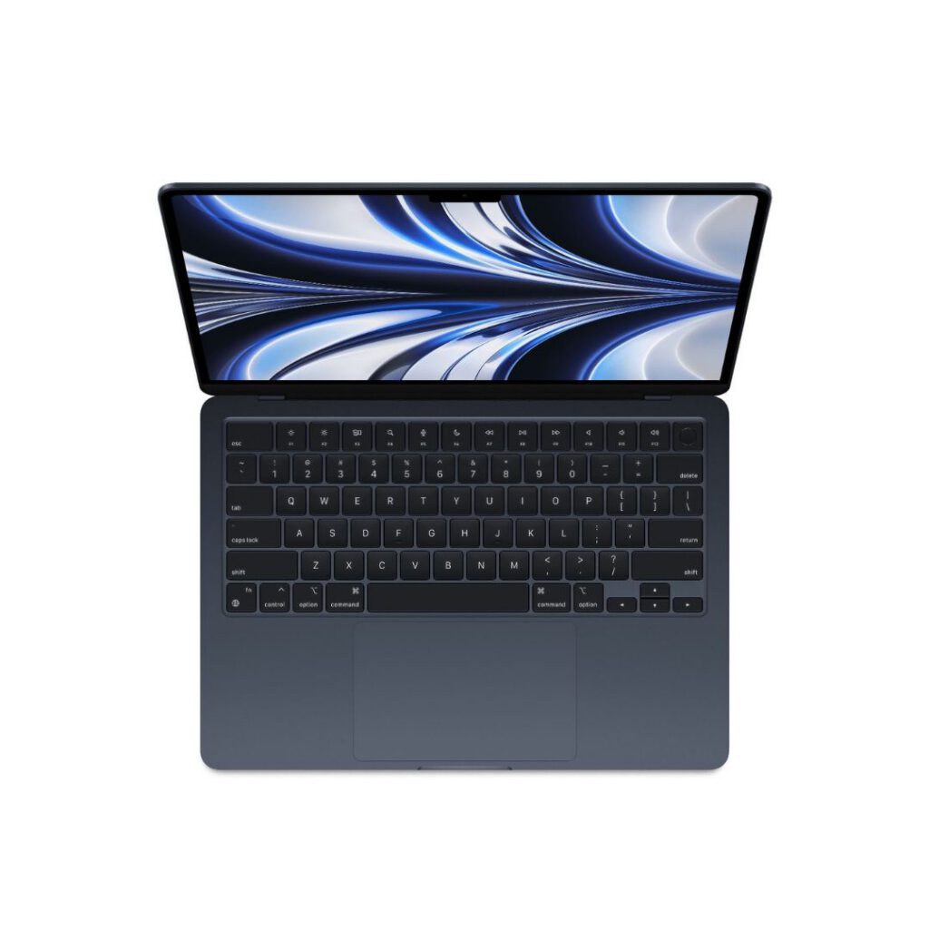 apple macbook air m2 2024 top view