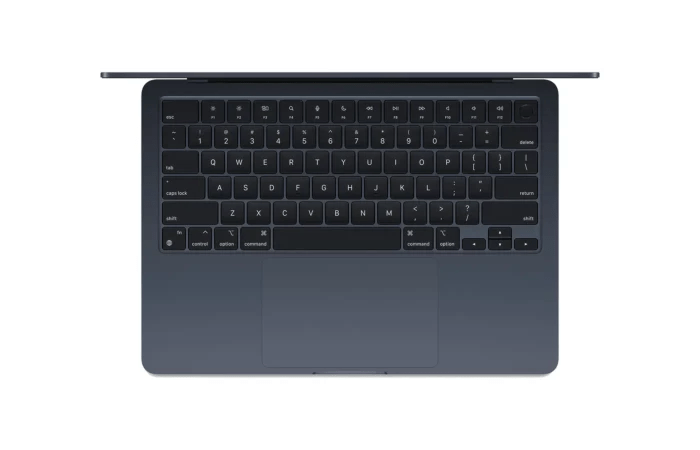 apple macbook air m3 top view