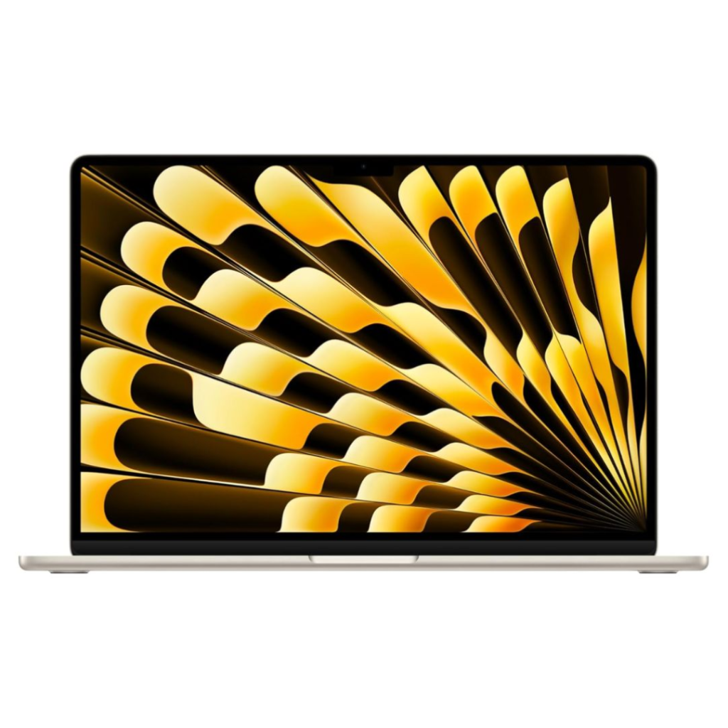 apple macbook air m3 front view