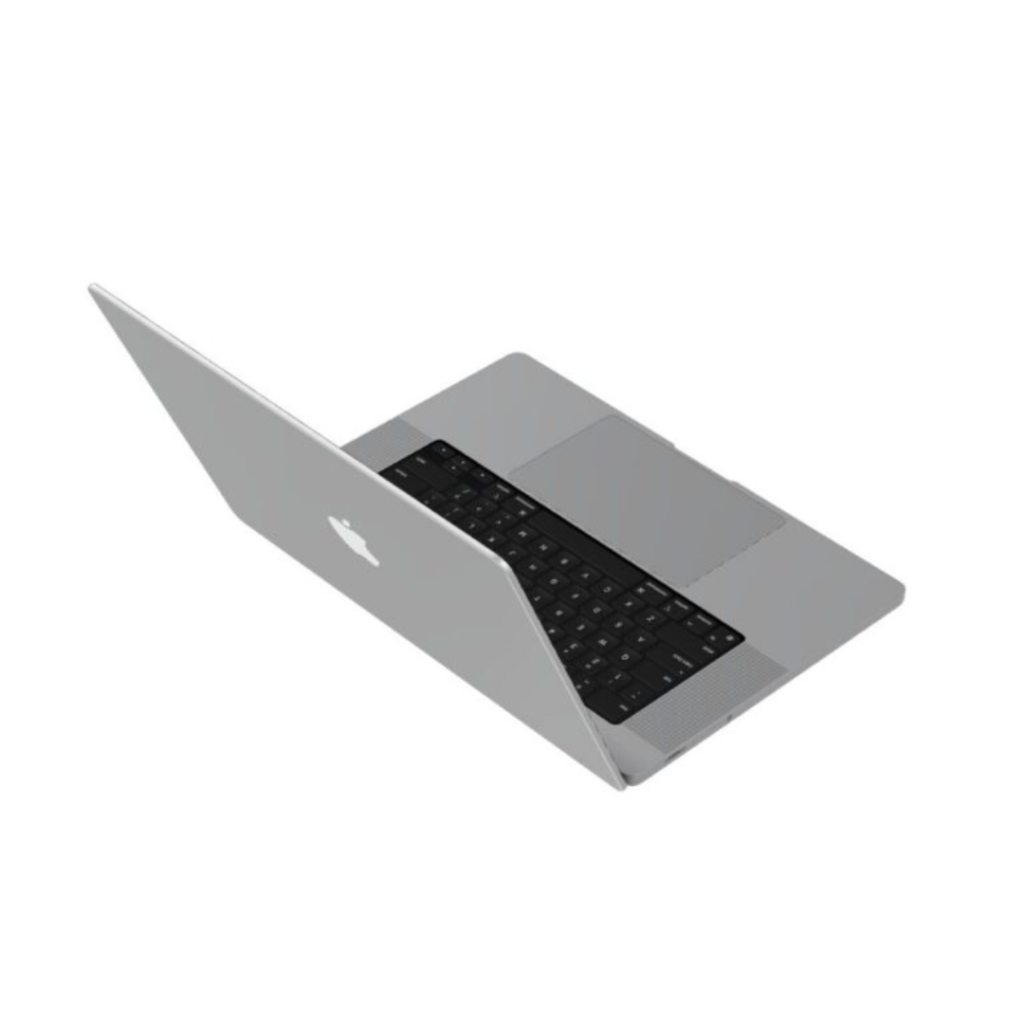 apple macbook pro m3 back view