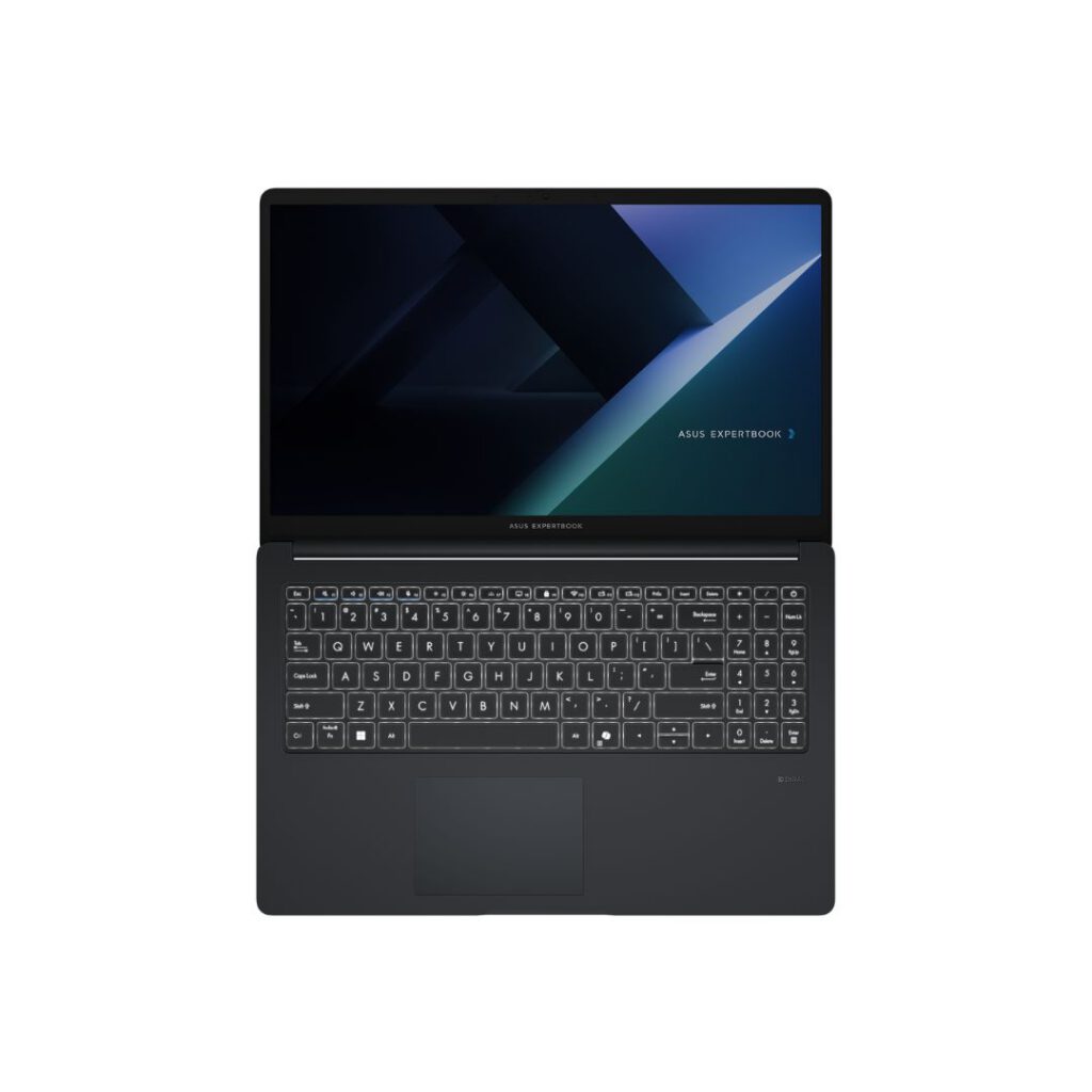 asus expertbook b1 2025 core i5 13th gen flat top view