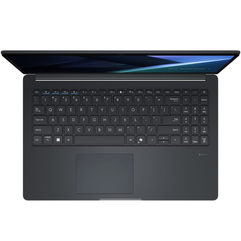 asus expertbook b1 2025 core i5 13th gen top view