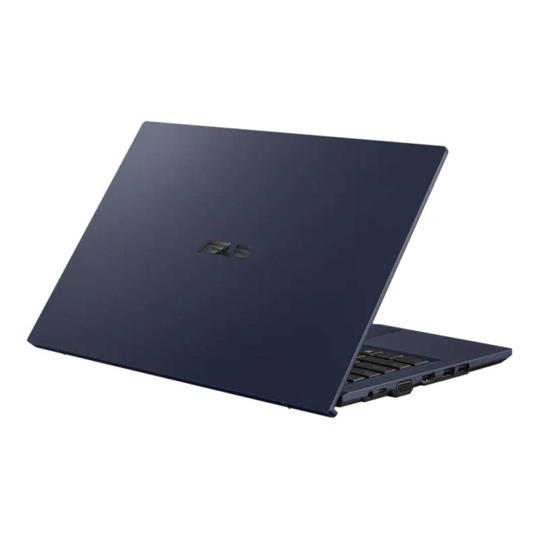 asus expertbook core i7 12th gen left back view