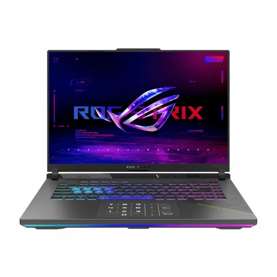 asus rog strix g16 ryzen 9 front view