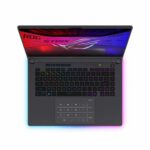 asus rog strix g16 ryzen 9 top view