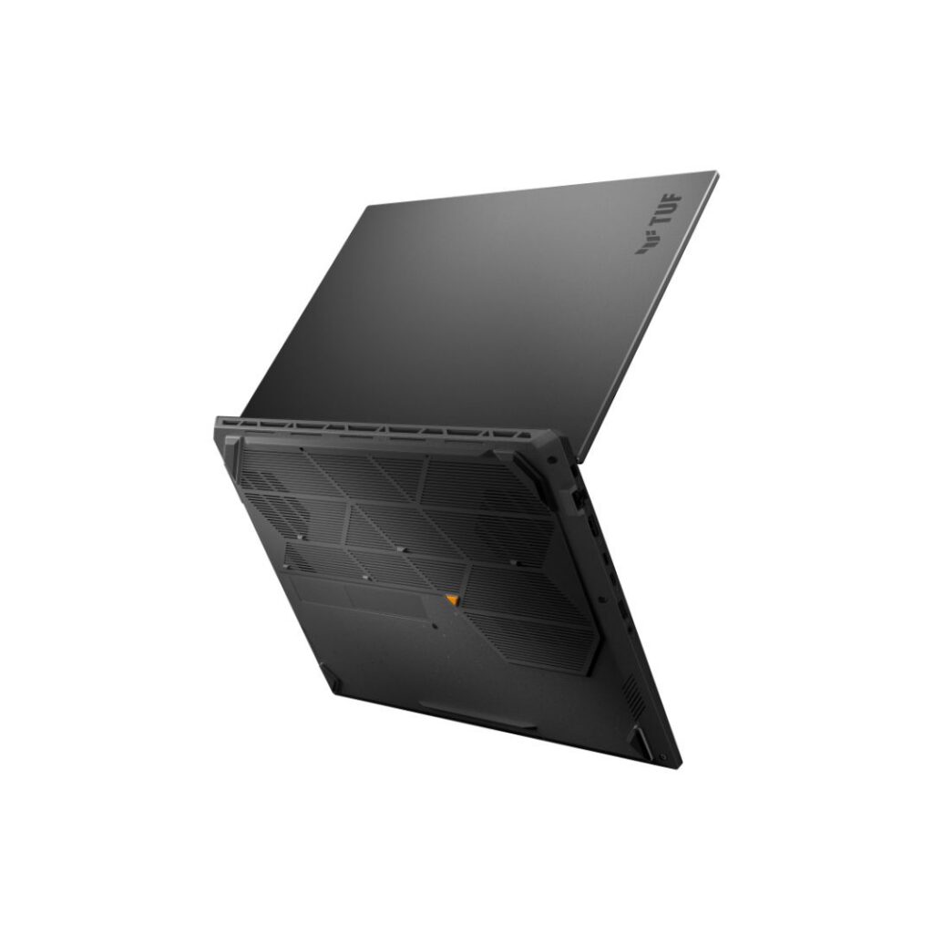 asus tuf a16 ryzen 5 left back view