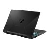 asus tuf a15 gaming ryzen 5 left back view