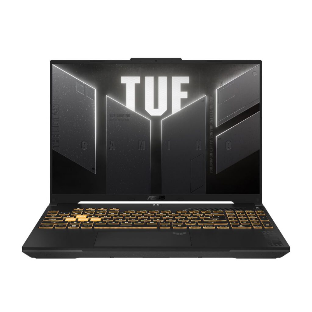 asus tuf gaming f16 i5 15th front view