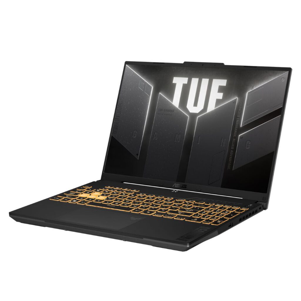 asus tuf gaming f16 i5 15th right view