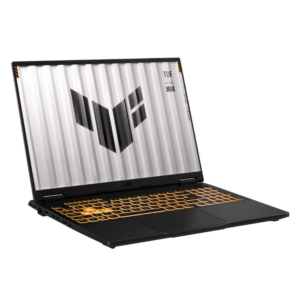asus tuf gaming f16 i5 15th gen left view