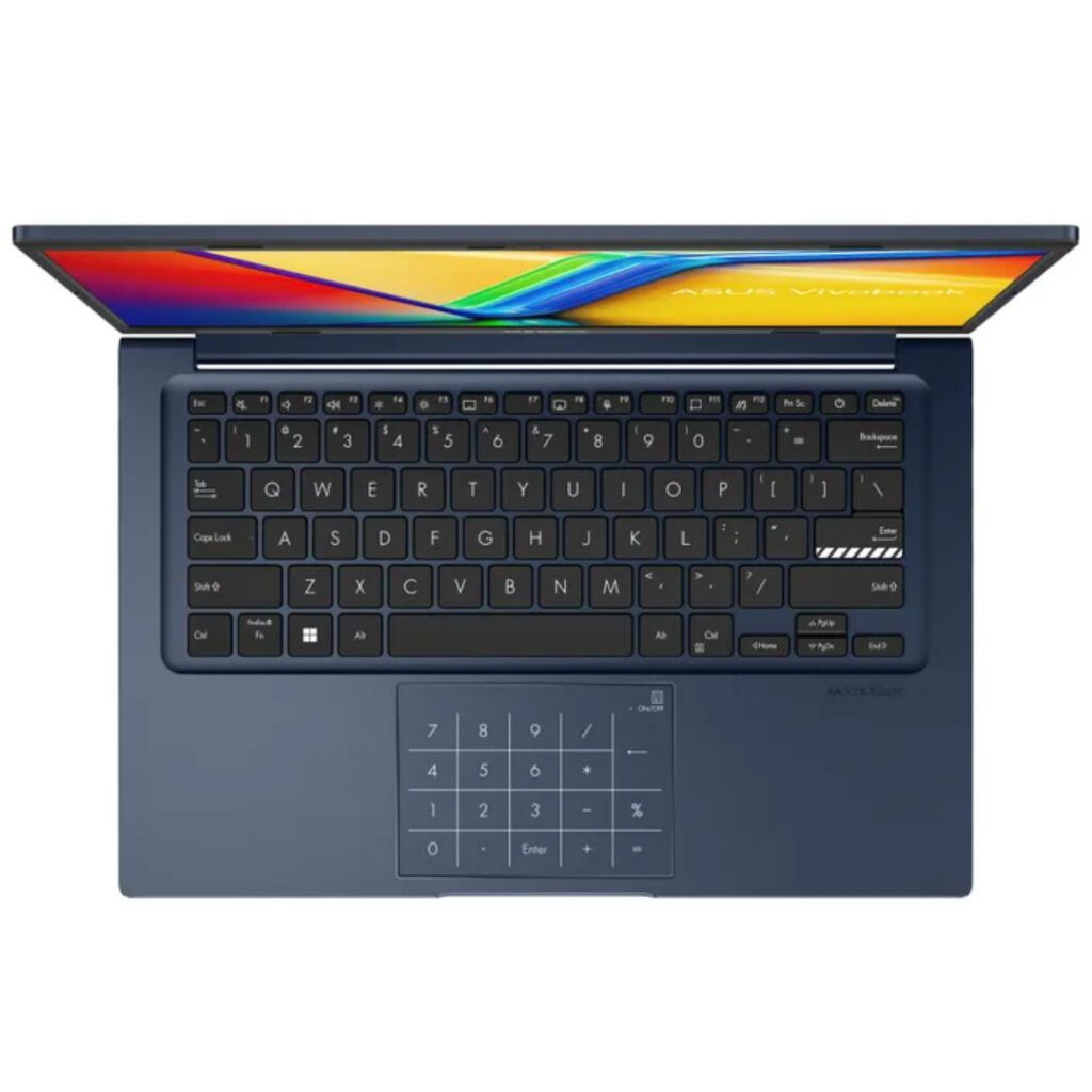 asus vivobook 14 i5 1334u top view