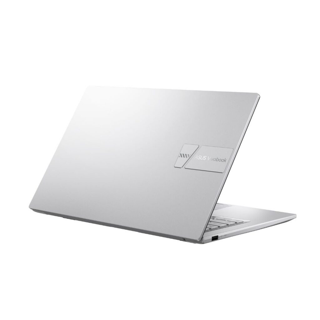 asus vivobook 14 i7 13th gen left back view