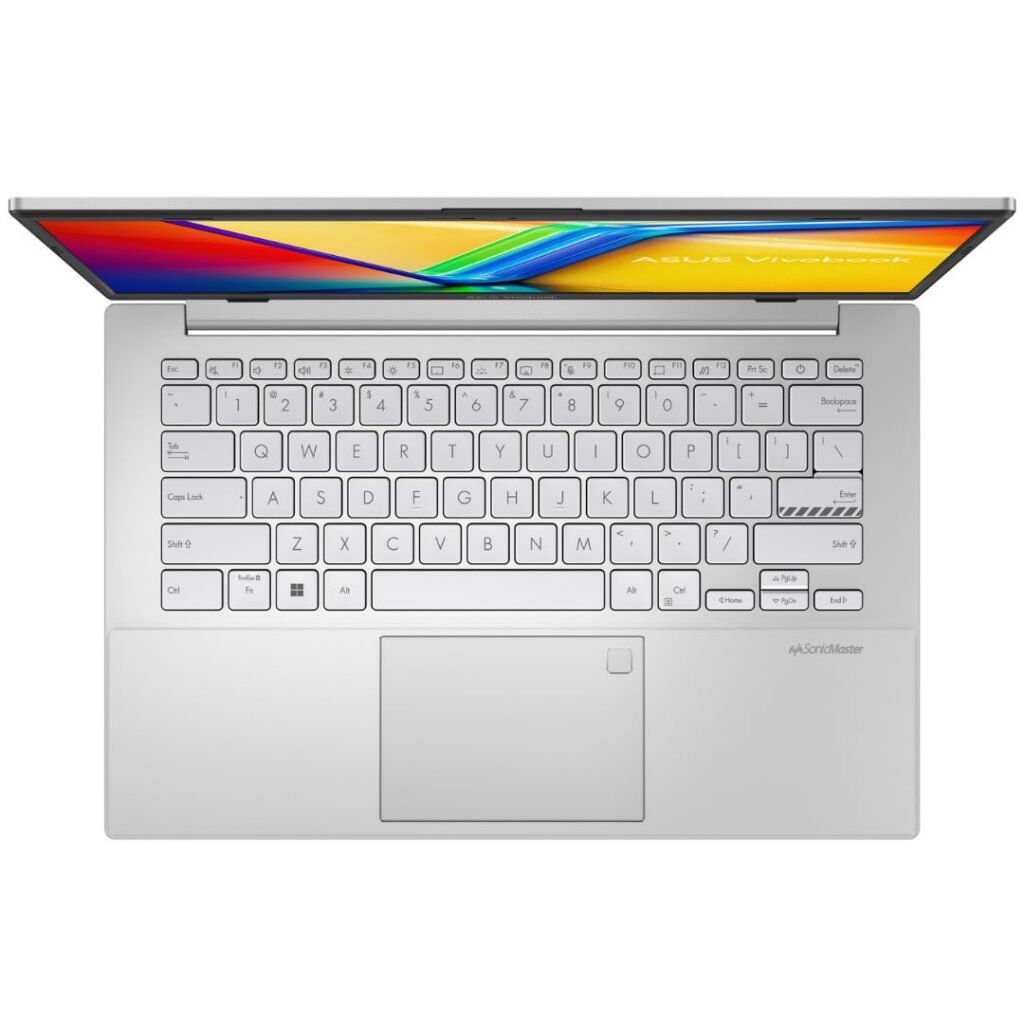 asus vivobook go 14 i3 13th top view