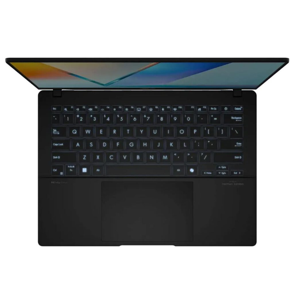 asus vivobook s14 ultra 5 15th gen top view