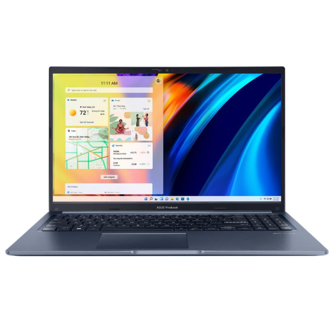 asus vivobook x1504v front view