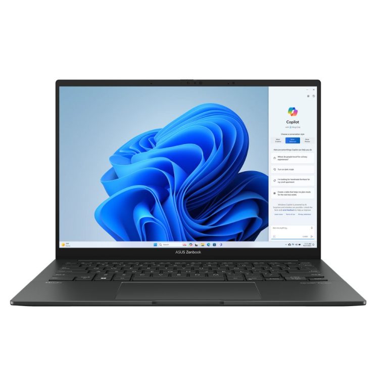 asus zenbook 14 core ultra 5 front view