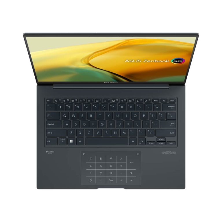 asus zenbook 14x i5 13500h top view