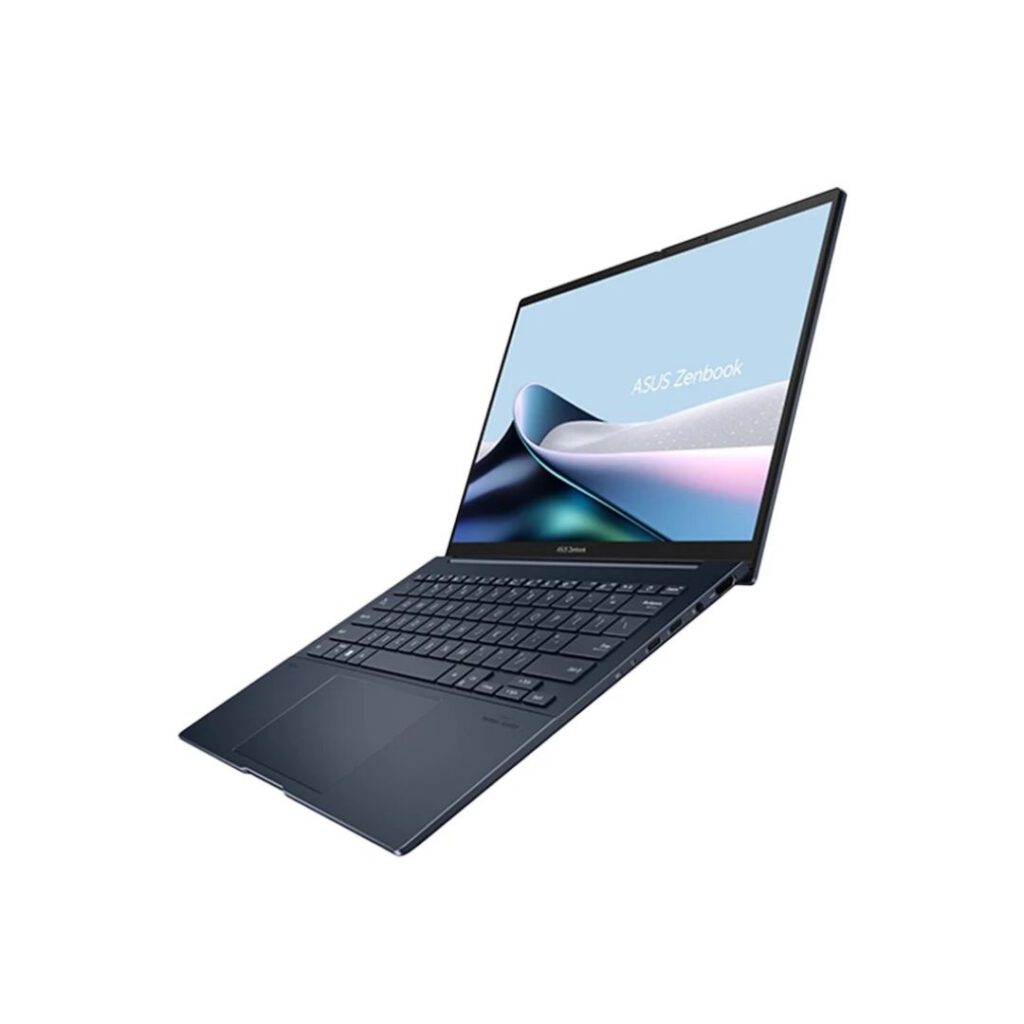 asus zenbook core ultra 7 15th gen angle view