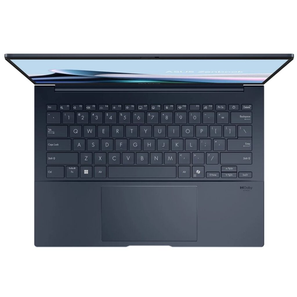 asus zenbook core ultra 7 15th gen top view