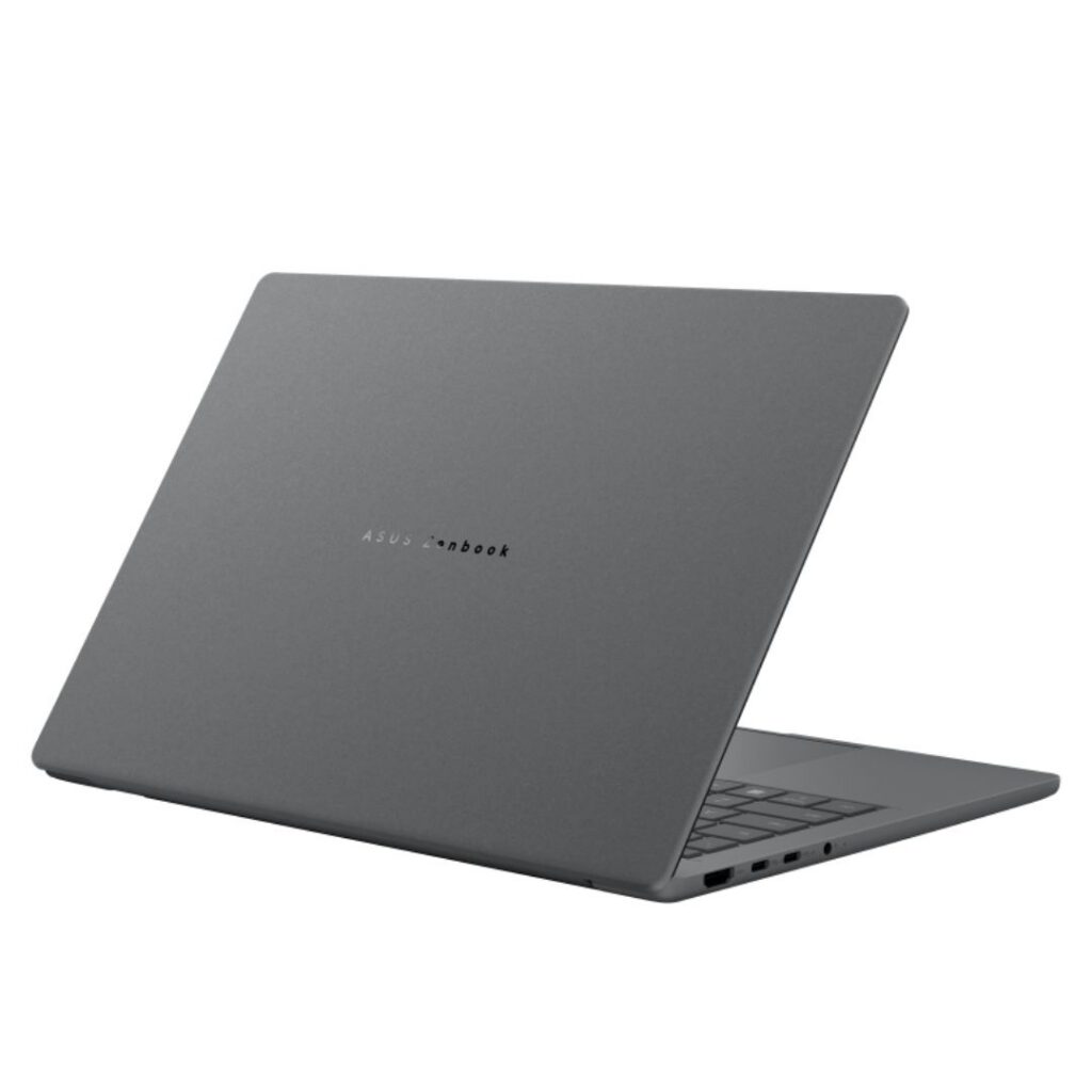 asus zenbook core ultra 7 15th gen left back view