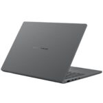 asus zenbook snapdragon x plus mobile processor left back view